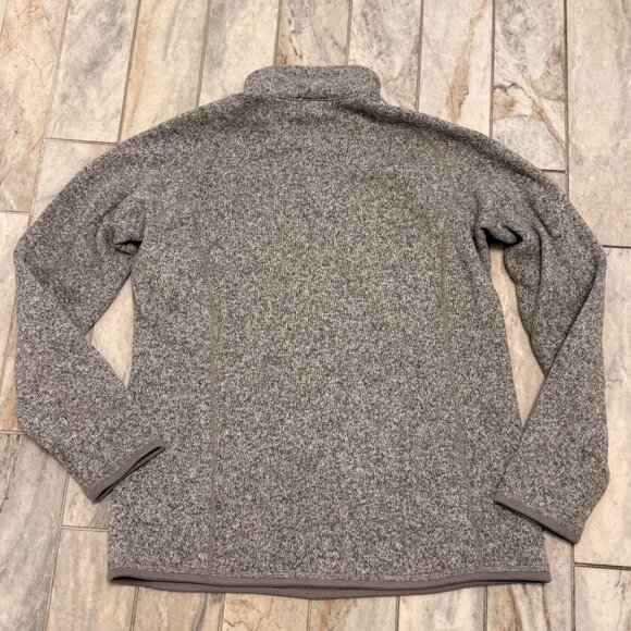 Patagonia Women's Large Better Sweater 1/4-Zip Gray/White Fleece MSRP $140 - Picture 5 of 5